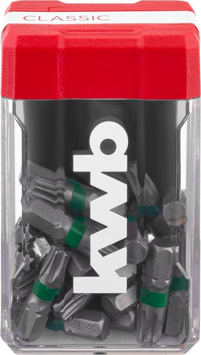 kwb Mini-Case bit Set T30, 25 pcs (Storage Box, Dispenser lid, 25x bits)