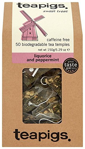 teapigsLiquorice & Peppermint Tea 50 Temples (Pack of 4)