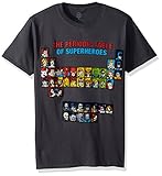DC Comics Periodic Table Of Super Heroes Men's T Shirt (large)