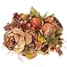 KINGSO Artificial Peony Silk Flowers Bouquet Home Wedding Decoration