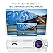 3200 Lumens Full HD 1080P Projector, LESHP Video Projector LED + LCD for Home Theater, 1280 x 1920 max Resolution Contrast 3000:1, Support 1080P / USB/VGA/SD/HDMI for Xbox/iPhone/Smartphone