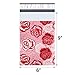 UCGOU Poly Mailers 6x9 Inch Red and Pink Roses Designer 100 Pack Patterned #1 Shipping Bags Mailing Envelopes Self Seal Waterproof and Tear Proof Boutique Postal Small Business for Jewelry and More