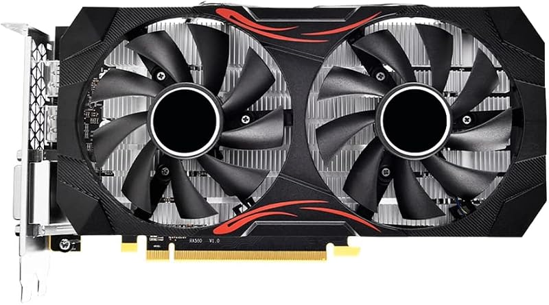 Oikabio RX580 8GB GDDR5 Graphics Card PCIe 3.0 2048SP Dual Fan Gaming Mining