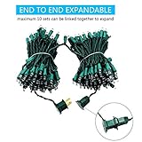 MZD8391 Upgraded 66FT 200 LEDs Christmas String Lights Outdoor Indoor - 100% UL CERTIFIED - For Wedding, Party, Patio, Porch, Backyard, Garden Decoration, Warm White