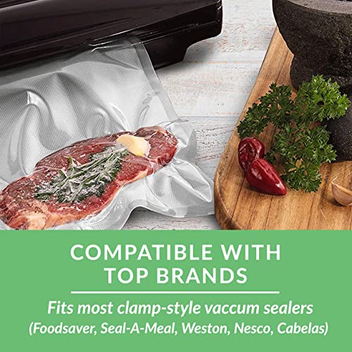 NutriLock Vacuum Sealer Bags Set of 2 11x50 & 8x50 Inch BPAFree