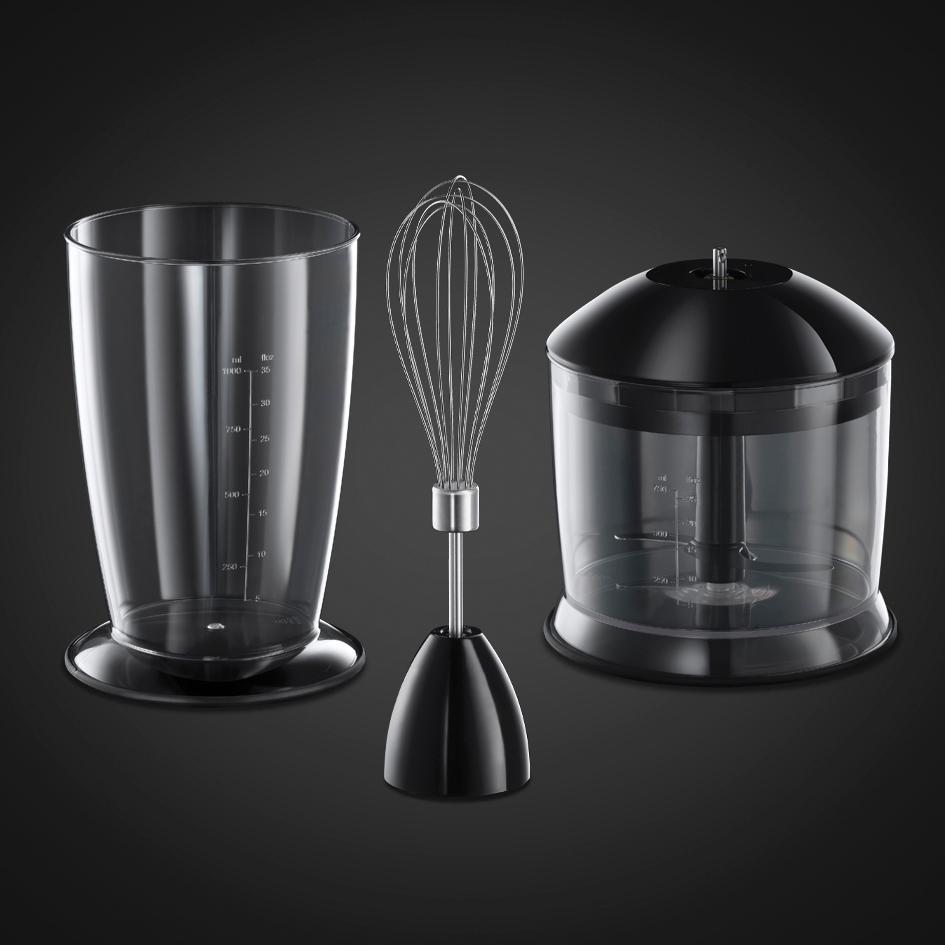 Russell Hobbs Multi Mixeur Plongeant Illumina lames Titanium, 700 W