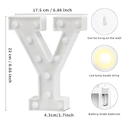 Laerjin Light Up Letters, Marquee Letters with