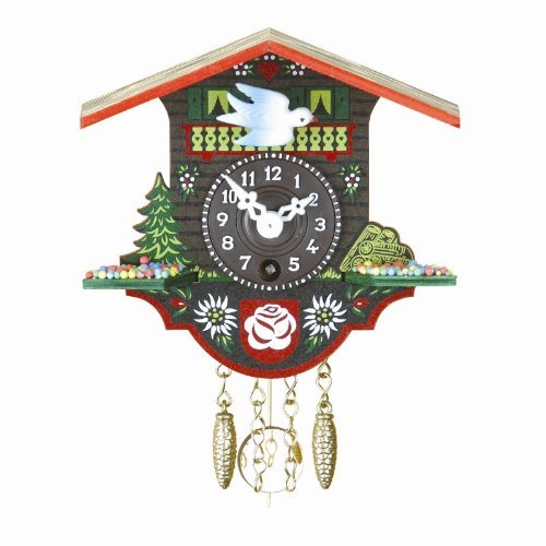ISDD Cuckoo Clocks Black Forest Clock Swiss House TU 16 P