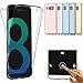 Galaxy S8 Clear Case, AMASELL 360 Full Protective Shockproof Front and Back Transparent TPU Design Gel Soft Case Cover for Samsung Galaxy S8 /SM-G950, Clear