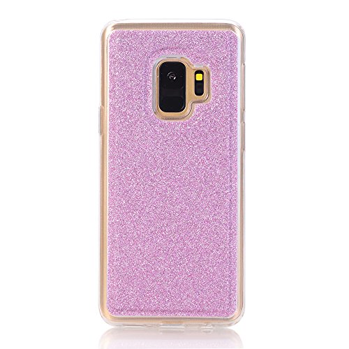 image for Samsung Galaxy S9 Case, DMaos Bling Glitter Women PU Leather Wallet Cr