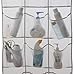 MISSLO Mesh Waterproof Hanging Over the Door Organizer For Accessories Storage (15 Extra Large and 6 Middle Pockets)