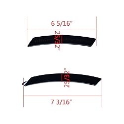 Set 4X Fron Rear Amber/Red Fender Side Marker Light