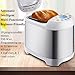 Bread Machine - Stainless Steel 2LB 550W Electric Programmable Breadmaker