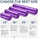 Yes4All Medium Firm Round PE Foam Roller 12, 18, 24, 36 Inches for Pilates, Yoga, Stretching, Balance & Core Exercises