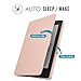 MoKo Case for Kindle E-reader (8th Generation 2016) - The Thinnest and Lightest  Cover with Auto Wake/Sleep for Amazon Kindle (6 Display, 8th Gen 2016 Release), Rose GOLD