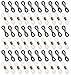 Hyamass 60pcs Anti-Slip Rubber Eyeglass Chain Ends, Retainer Connector for Glasses Chain & Eyeglasses Chain, Essential Glasses Accessories for Eye Glasses Holders Around Neck