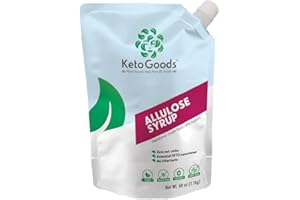KetoGoods Allulose Simple Syrup (2.5lb/40oz): No carbs/calories, Keto friendly, No glycemic impact (2.5lb)