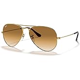 Ray-Ban RB3025 Metal Aviator Sunglasses For Men For Women +BUNDLE with ACCESSORY EYEWEAR KIT