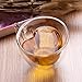 Glow Castle Heat resistant creative double layer heart cup cup clear glass milk cup tea milk cup cup coffee cup (240ml)