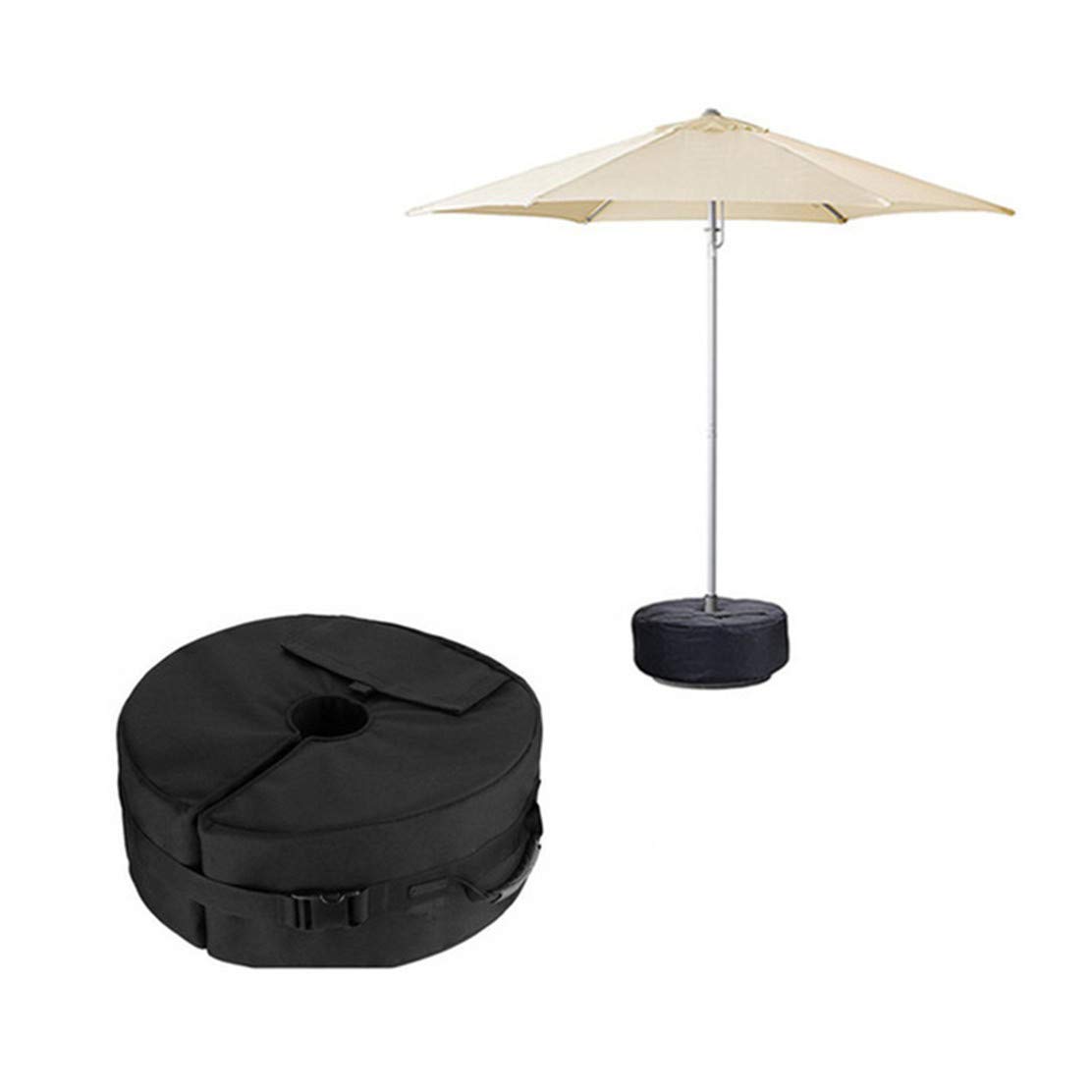 Ysinfod Tent Sandbag Detachable Patio Umbrella Base Weight Bag Adjustable Patio Sun Umbrella Tent Sandbag For Garden Beach Garden Outdoors Parasol Stands Bases
