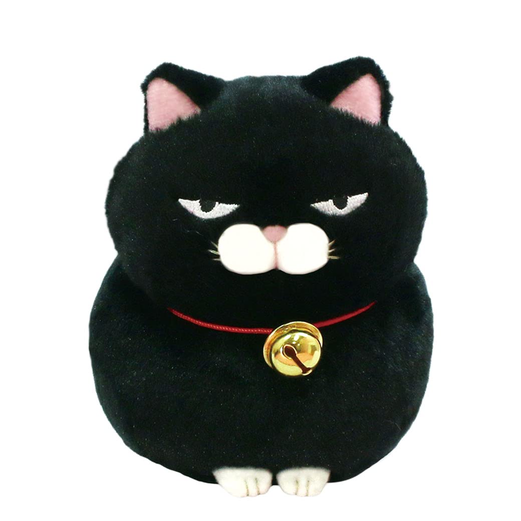 ひげまんじゅうぬいぐるみ 黒豆 700995 の商品画像