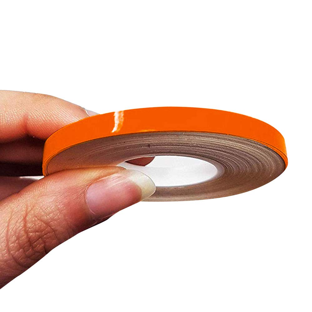 4R Quattroerre.it 10473 Trim Stripes Adhesive Strips for Cars, KTM Orange, 5 mm x 10 mt