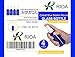 2 oz Empty Spray Bottle Cobalt Blue Boston Round Glass Bottle with White Atomizer - Perfect for Essential Oil Formulas,Aromatherapy and All Natural Cleaning Products (4 Pieces)