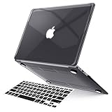 iBenzer Basic Soft-Touch Series Plastic Hard Case & Keyboard Cover for Apple Macbook Air 13-inch 13