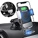 Wireless Car Charger Mount,JIALEBI Automatic Clamping Qi 10W 7.5W Fast Charging 5W Car Mount, Windshield Dashboard Air Vent Phone Holder Compatible with iPhone Xs Max XR 8 Samsung S10 S9 S8 Note 9