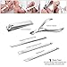 Familife F02 Manicure Set, Pedicure Kit 13pcs Nail Clipper Set Professional Grooming Kit Stainless Steel Portable Travel Nail Kit for Women and Men Black