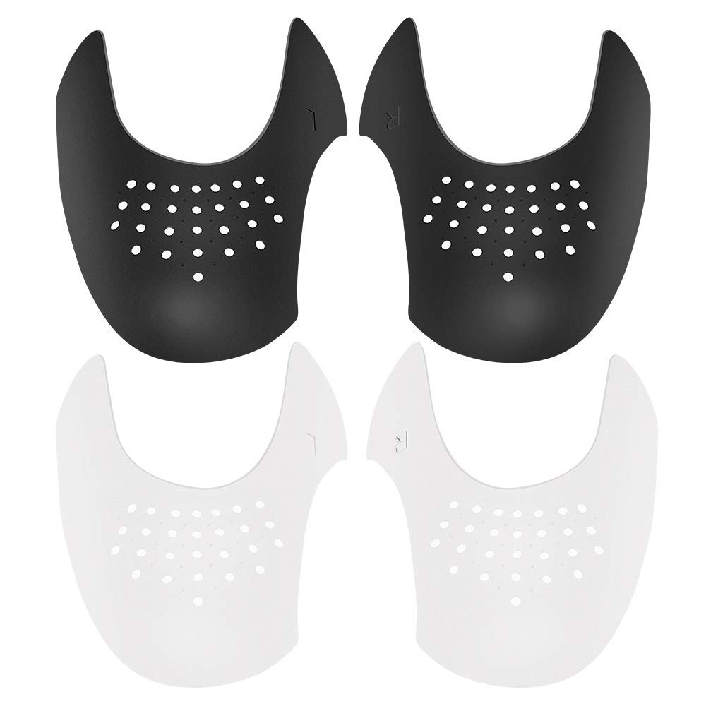2 Pairs Shoes Crease Protector Toe Box, Prevent Sneaker Shoes Crease Protector for Men and Women 5-12"