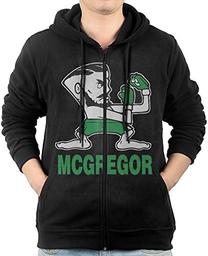 Men's UFC Conor Mcgregor Logo Full-Zip Hoodie Sweatshirt M