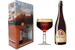 Kit La Trappe Dubbel - 1 gfa 750 ml + 1 taça 250 ml La Trappe 750Ml