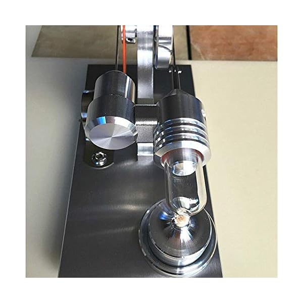 LSHUNYDE Modell Generator Dampfmaschine Modell, Diysolar Energy Engine Externe Verbrennungsmaschine, Schule… – Bild 7