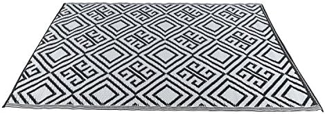 Homescapes Wetterfester Teppich Mit Geometrischem Muster Fur