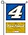 Kevin Harvick #4 Deluxe 2-Sided GARDEN Flag WITH METAL POLE Banner Nascar Racing