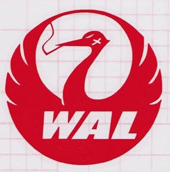 Amazon Palo 034 jal wal パロディーカッティングステッカー 10cm 赤 ステッカー デカール 車 バイク