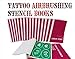 Airbrush Tattoo Stencils Book- Reuseable Tattoo Template Set(11-15) (#15)