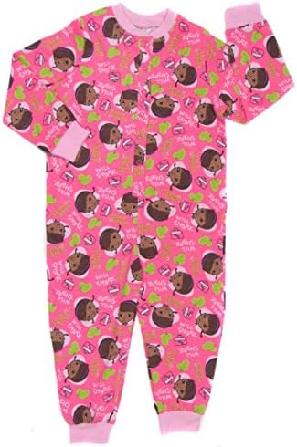 Older Girls All In One Sleepsuit Night Wear Variety of Styles 18m to 9 years (2-3 Years, Doc McStuffin)