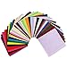 Life Glow DIY Polyester Soft Felt Fabric Squares Sheets Assorted Colors 12x12 inch(30x30cm) for Crafts, 1.5mm Thick 40Pcs Total