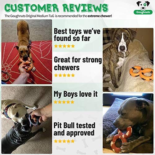 Goughnuts Durable Dog Pull Toy and Tug Lifetime Replacement Guarantee
