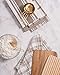 DII Assorted Woven, Kitchen Dishtowel Set, 18x28, Brown, 5 Piece