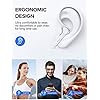 Wireless Headphones, HolyHigh Wireless Earbuds Touch Control In Ear Wireless Headphones with Hi-Fi Stereo Audio, Noise…