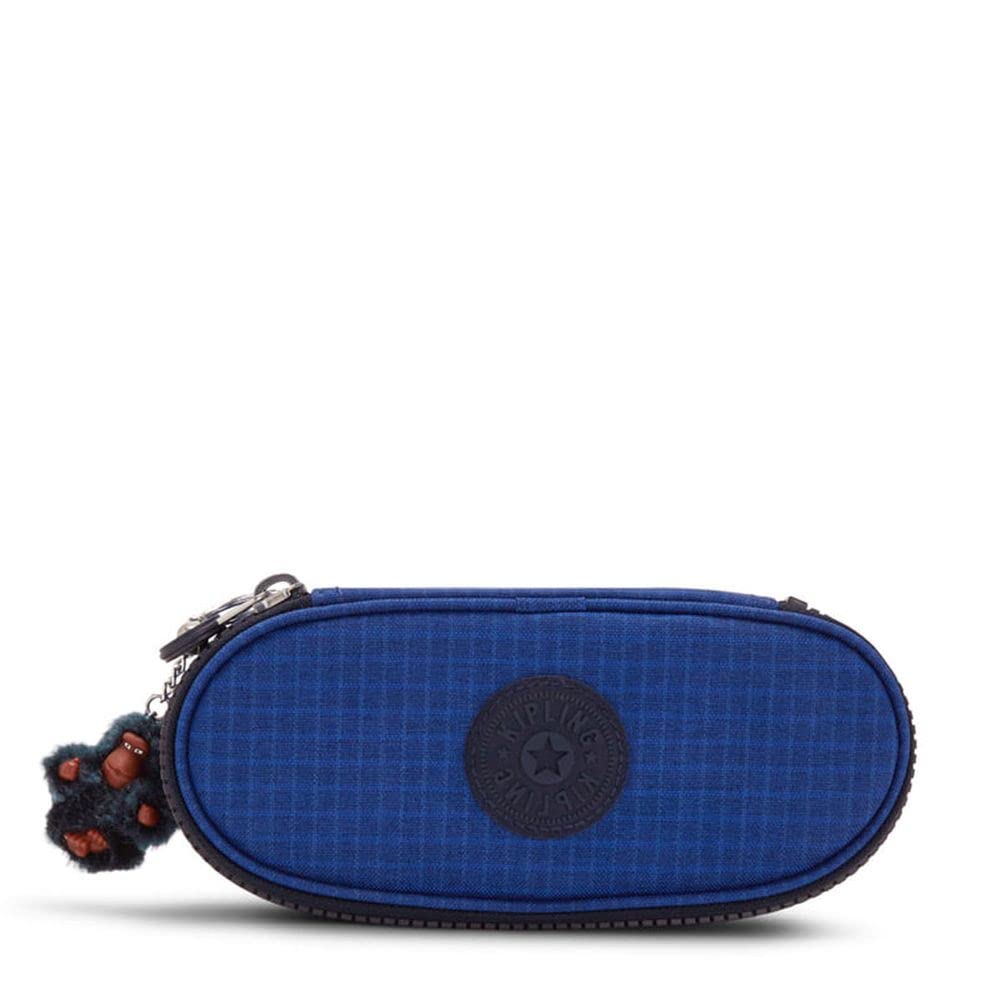 Kipling DUOBOX, Medium Pencil Case, 20 cm, 1 L, Worker Blue Ribstop
