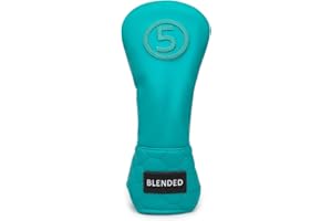 BAIRBRE Golf Club Head Covers, Driver Covers Fariway Wood Covers Hybrid Head Covers 3 Wood Headcover Leather Golf Headcover with Number Tag for Scotty Cameron Odyssey Taylormade