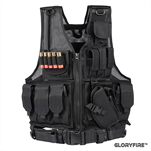 GLORYFIRE Tactical Vest Elite Molle Law Enforcement Vest