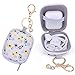 Case - Airspo 7 in 1 Accessories Set Compatible with 1 & 2 Protective Silicone Cover Floral Print Cute Case (Yellow Flower)
