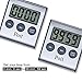 Poit Stainless Steel Digital Cooking Kitchen Timer with Super Strong Magnetic Back and Retractable Stand - Upgrade Release