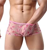 Winday Men Briefs Breathable Ice Silk Boxer Bikinis and Briefs B123