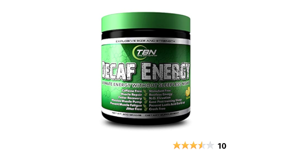 Amazon Com Decaf Energy Ultimate Energy Without Sleepless Nights Is A Caffeine Stimulant Free Pre Workout Energy Booster Desi Lemon Grocery Gourmet Food
